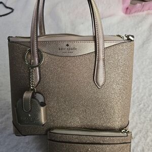 Kate Spade Gold Tote Bag